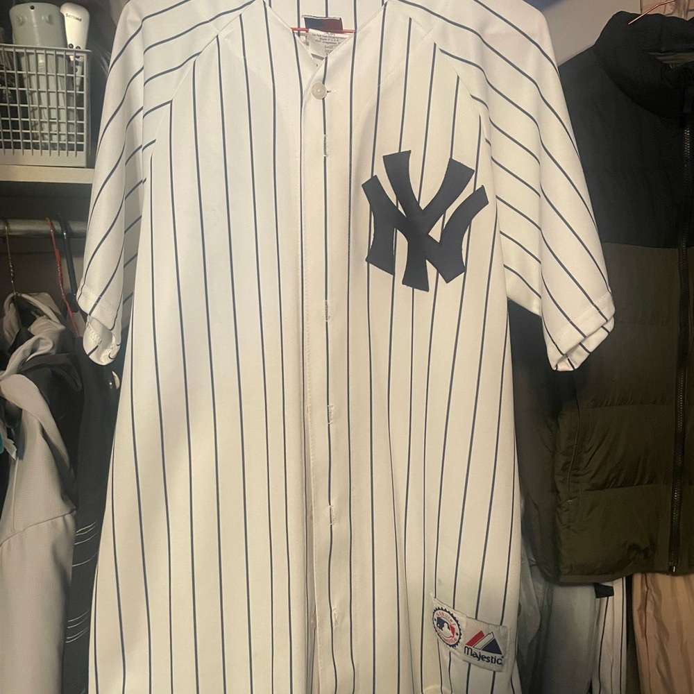 Embroidered Alex Rodriguez Yankee jersey like new.